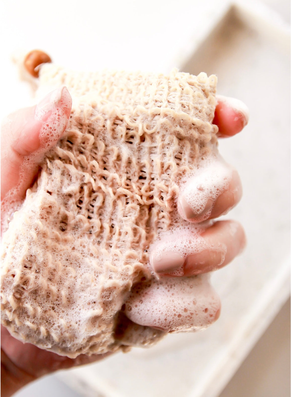 Agave Fiber Exfoliating Soap Bag