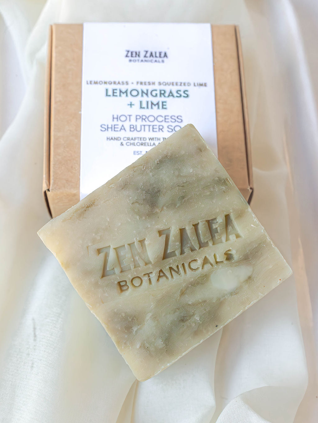 Lemongrass + Lime Shea Butter Soap