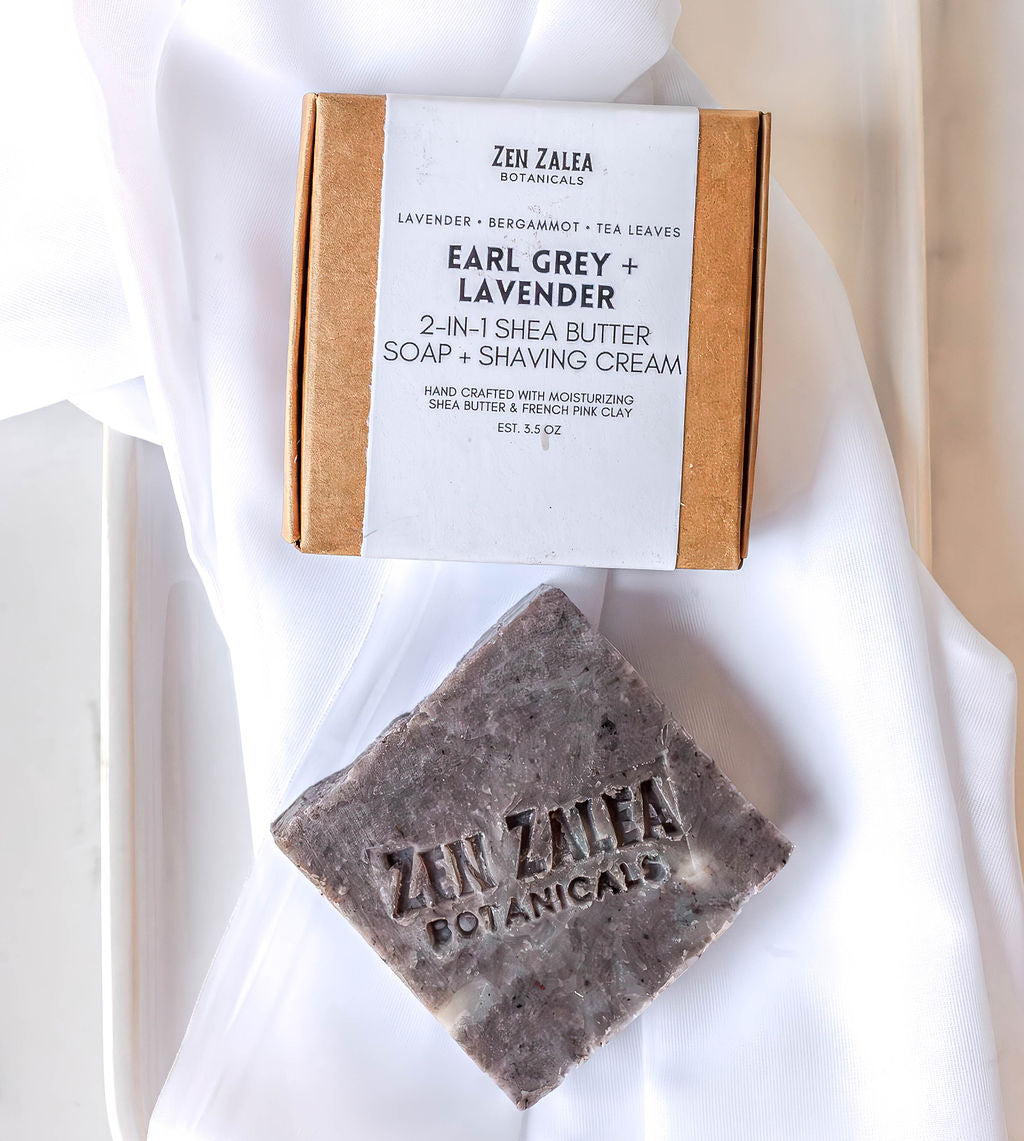 Earl Grey + Lavender Shea Butter Soap