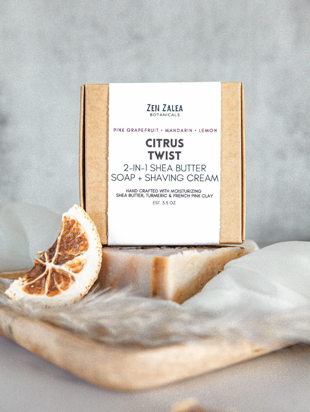 Citrus Twist Shea Butter Soap – Zen Zalea Botanicals