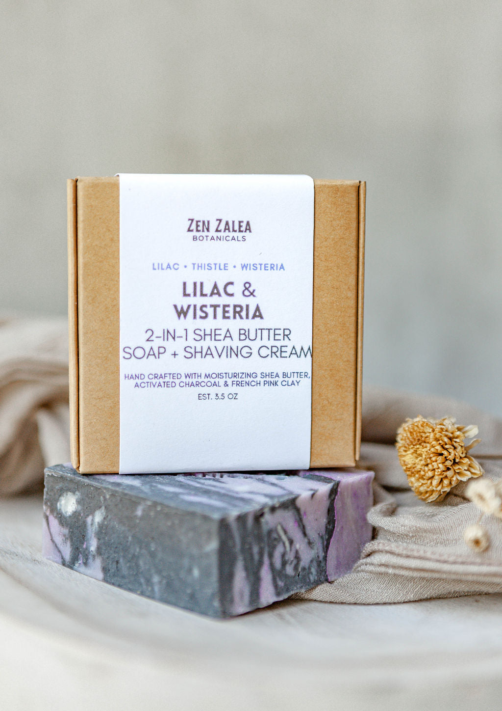 Lilac & Wisteria Shea Butter Soap