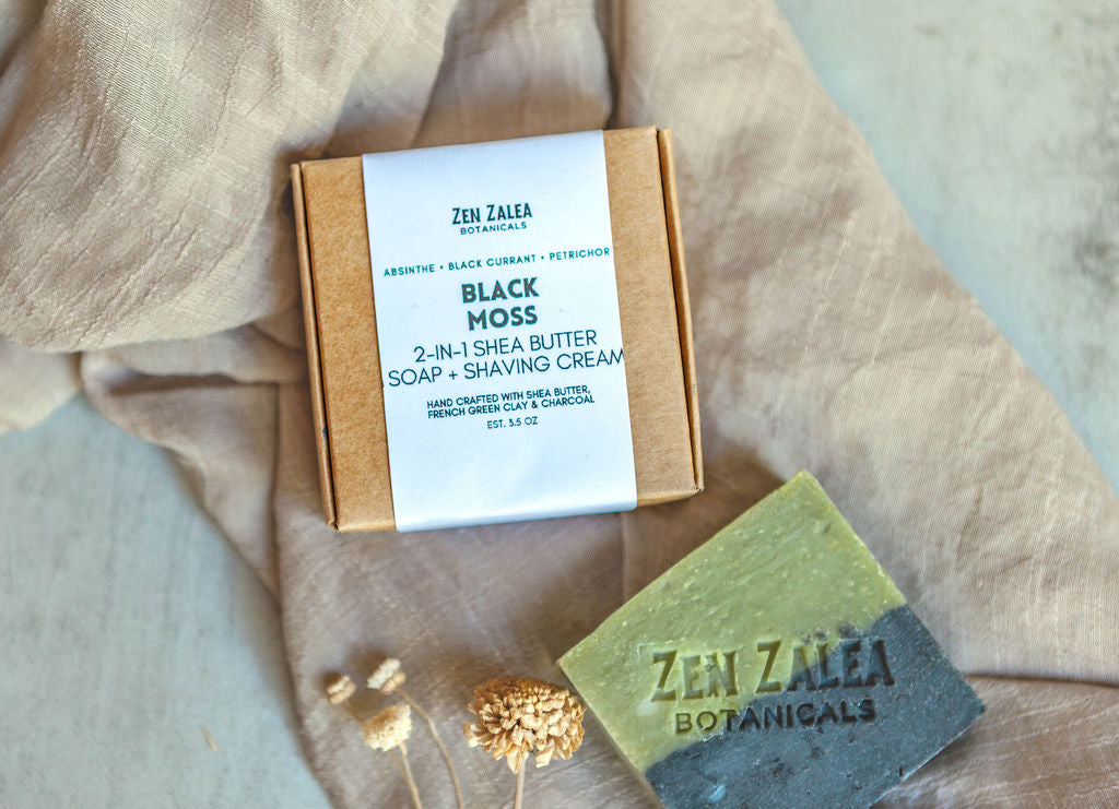 Black Moss Shea Butter Soap