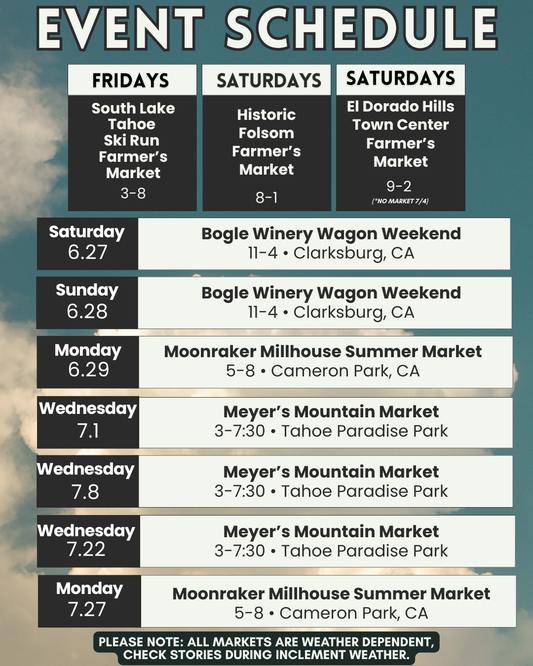 Upcoming Events Schedule
