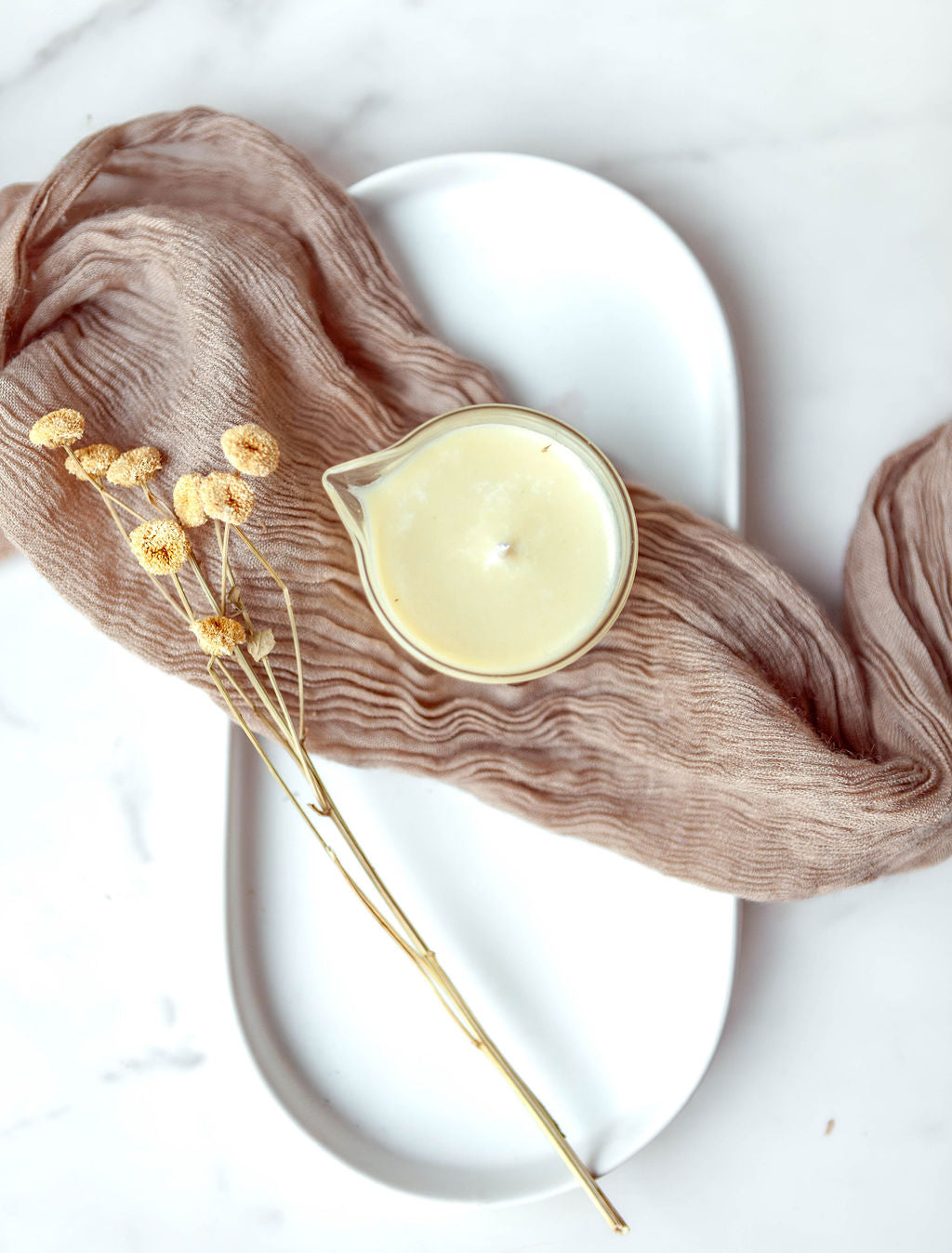 Honey Cashmere Massage Serum Candle