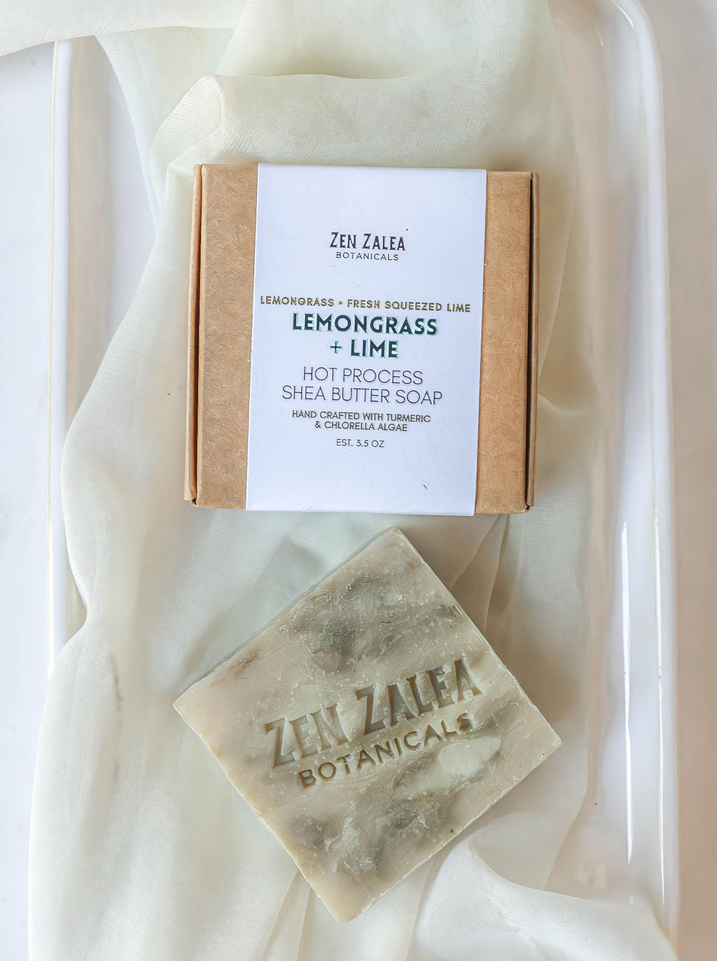 Lemongrass + Lime Shea Butter Soap
