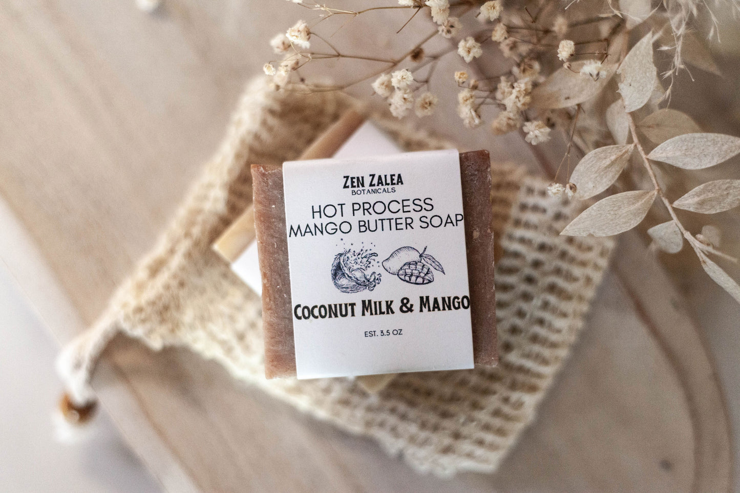 Coconut Milk & Mango Hot Process Soap