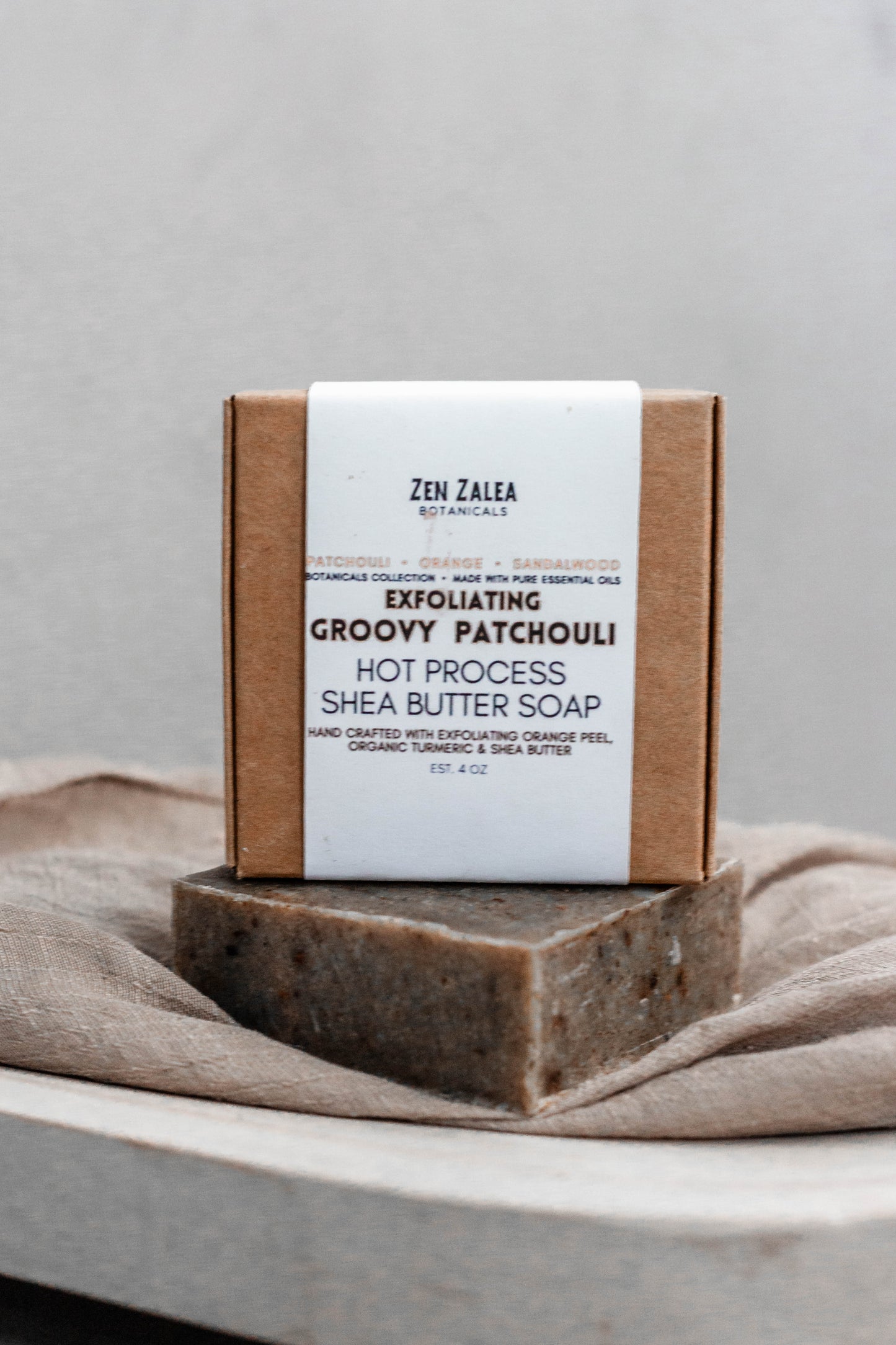 Groovy Patchouli Exfoliating Shea Butter Soap