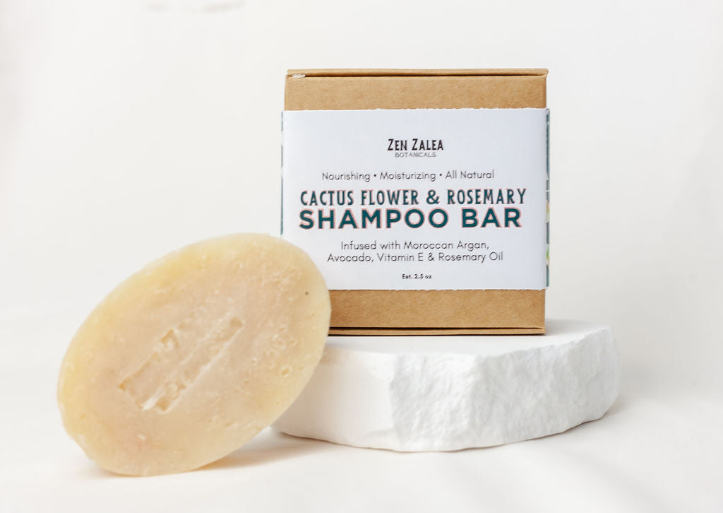 Cactus Flower & Rosemary Shampoo Bar