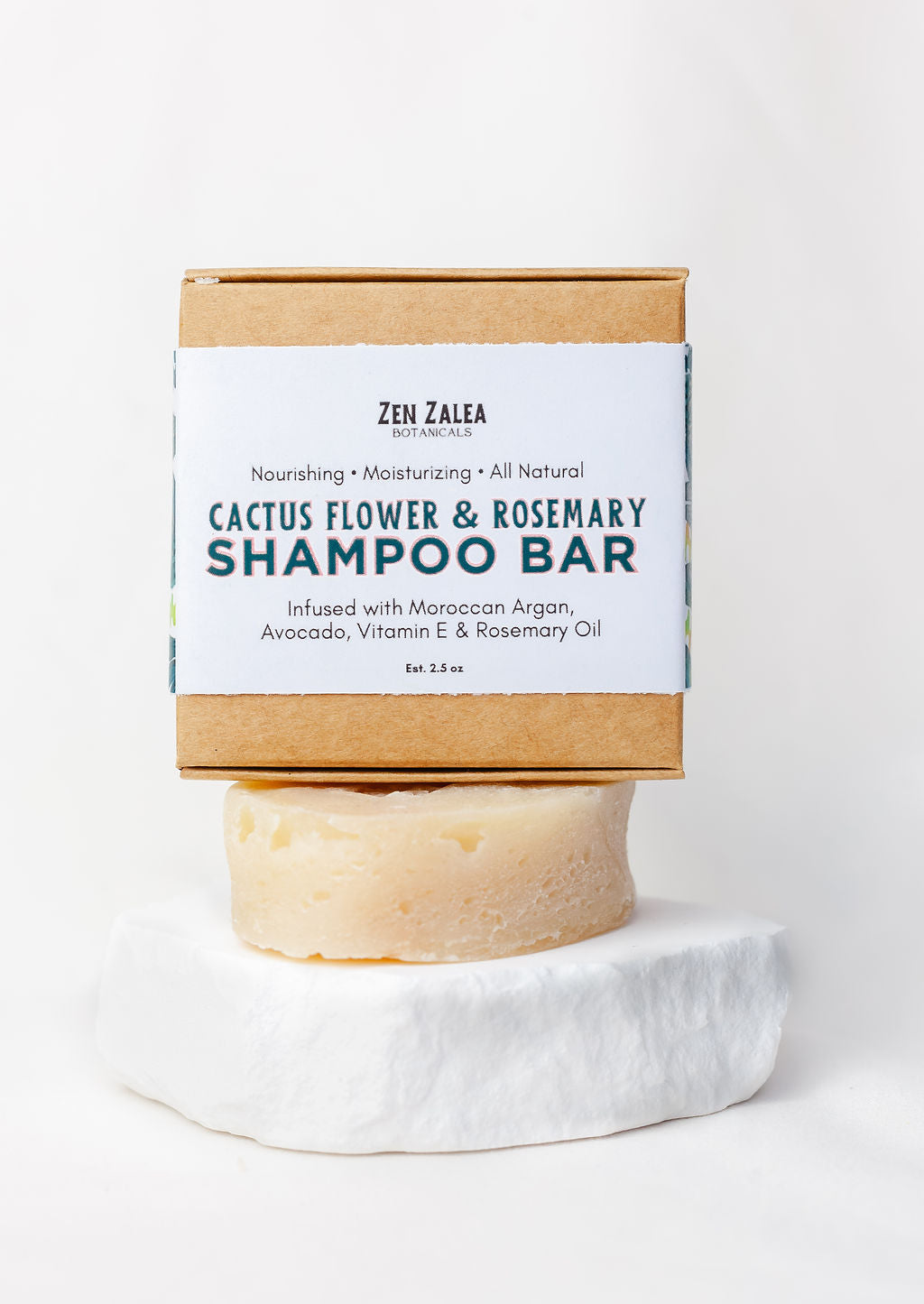 Cactus Flower & Rosemary Shampoo Bar