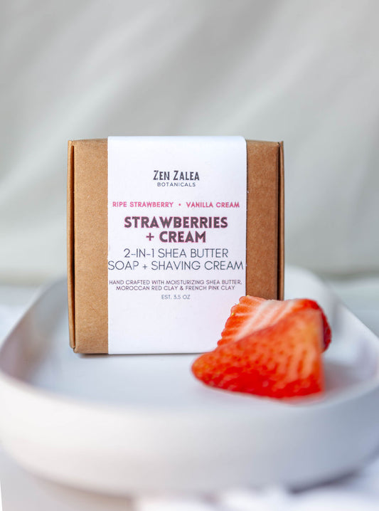 Strawberries & Cream Shea Butter Soap