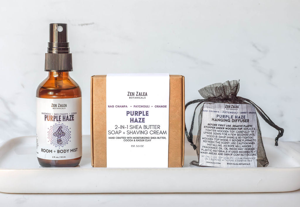 Purple Haze Room & Body Fragrance Mist – Zen Zalea Botanicals
