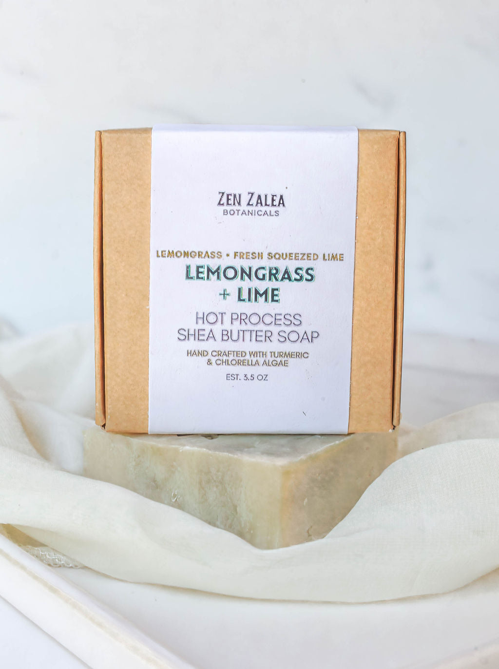 Lemongrass + Lime Shea Butter Soap