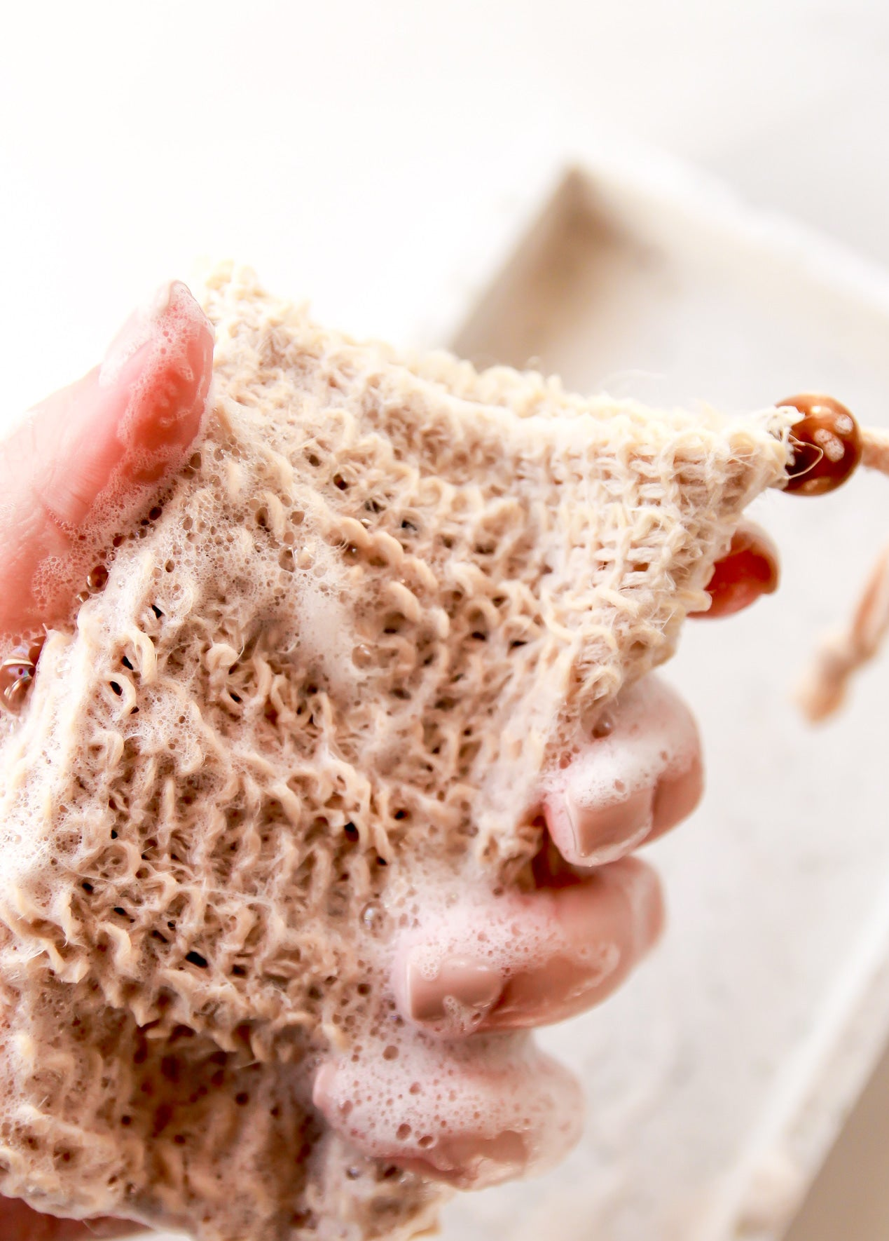Agave Fiber Exfoliating Soap Bag