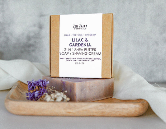 Lilac Gardenia Shea Butter Soap