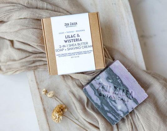 Lilac & Wisteria Shea Butter Soap