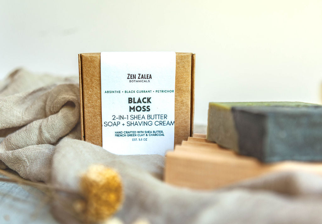 Black Moss Shea Butter Soap